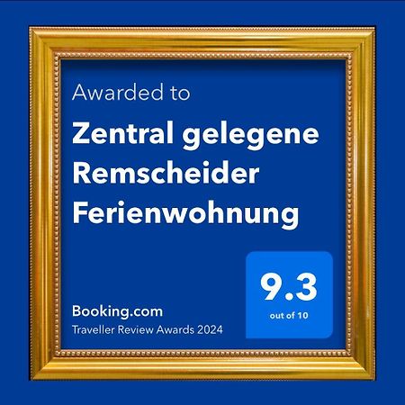 Zentral Gelegene Remscheider Ferienwohnung Экстерьер фото